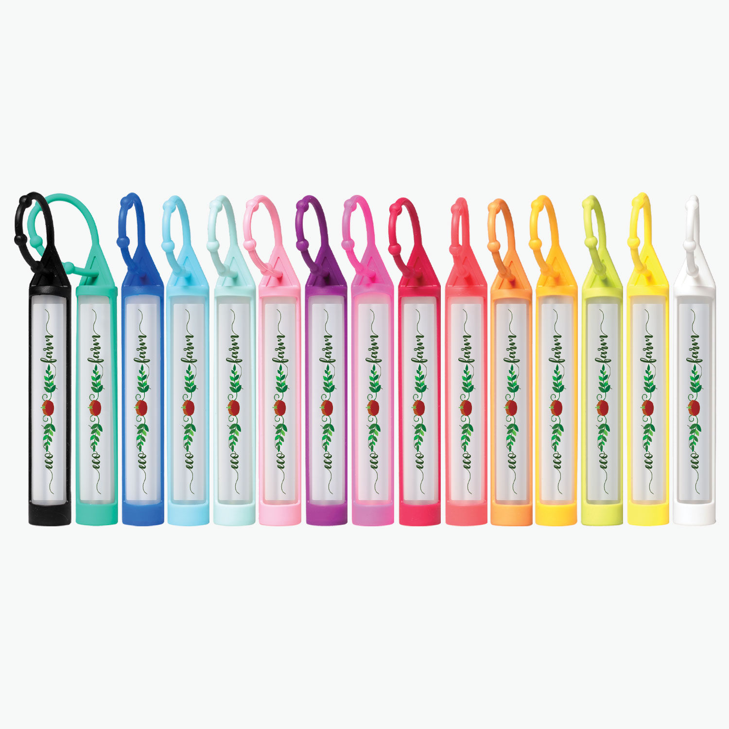 Expandable Steel Straw with Case Full Color, HI19011FC