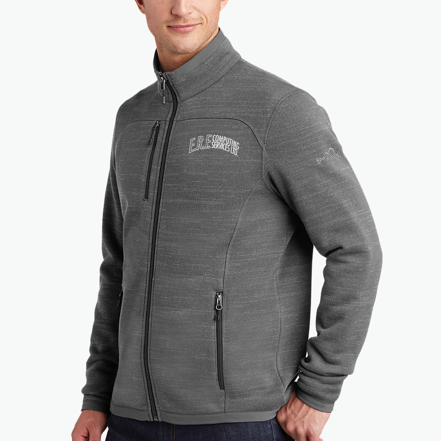 Eddie BauerÂ® Sweater Fleece Jacket - Men's, WE-19023M - Marco Promos