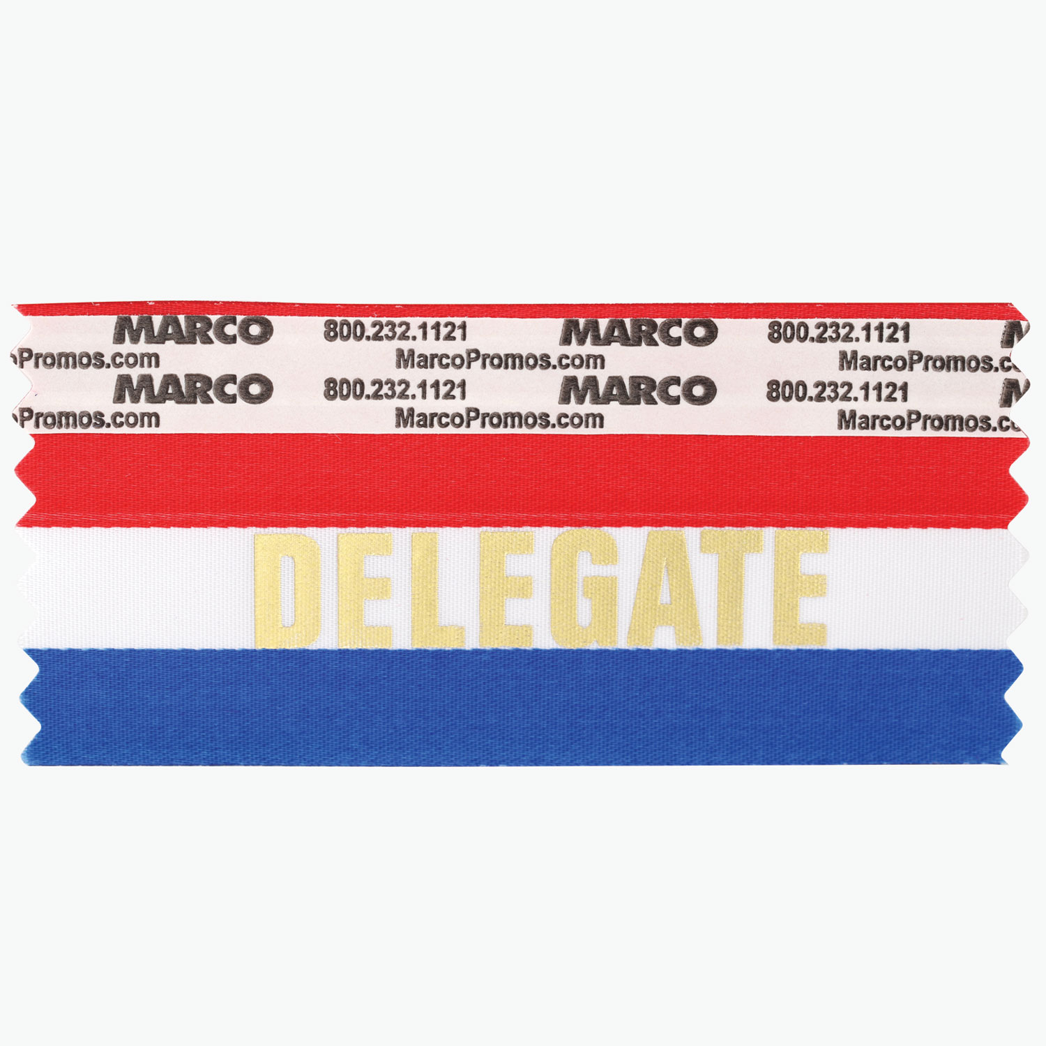 DELEGATE Ribbon - Horizontal, H1-DELEGATE - Marco Promos