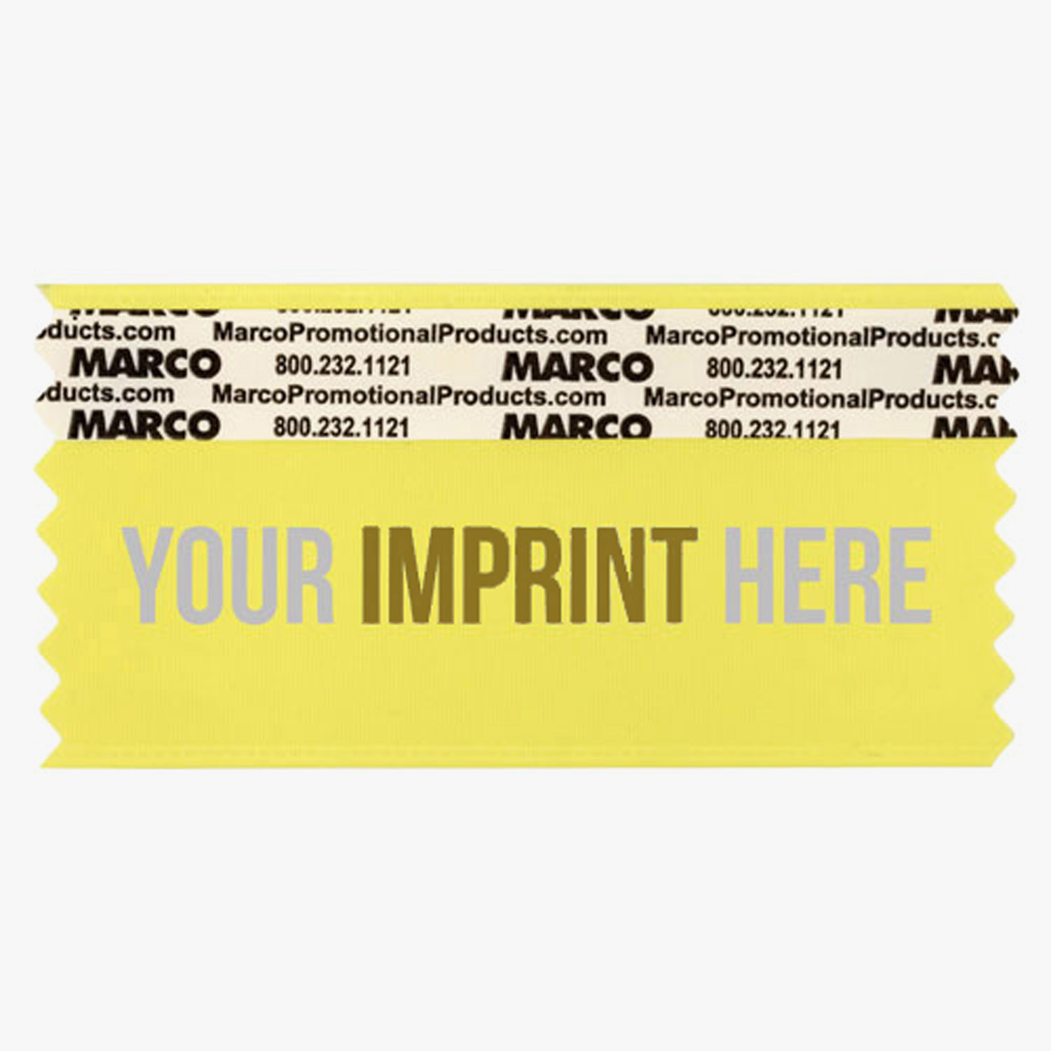 4 x 2 Horizontal Ribbon - Custom Title - 2 Color Imprint, H2-CUSTOM2C ...