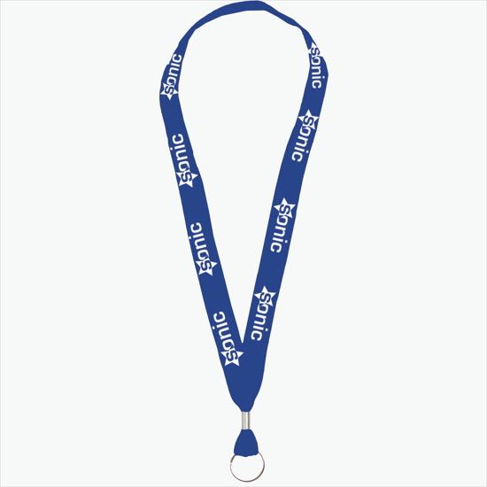 1 One Ply Cotton Lanyard - Split Ring
