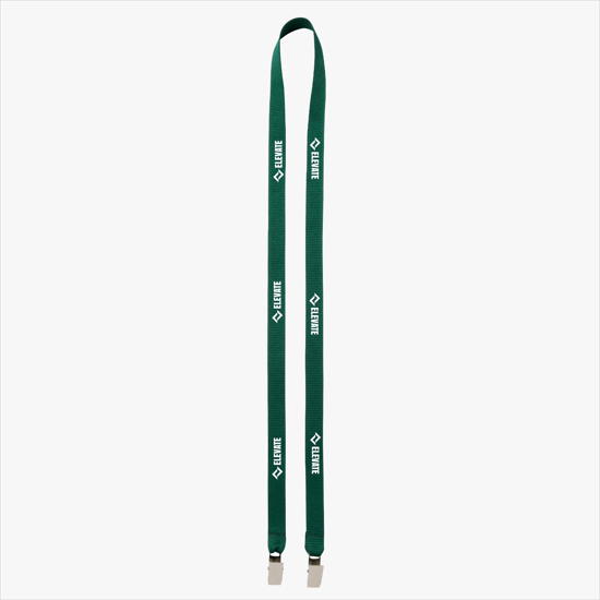 Plan Ahead & Save 5/8 Double-End Polyester Lanyard w/Double Non-Swivel Bulldog Clip