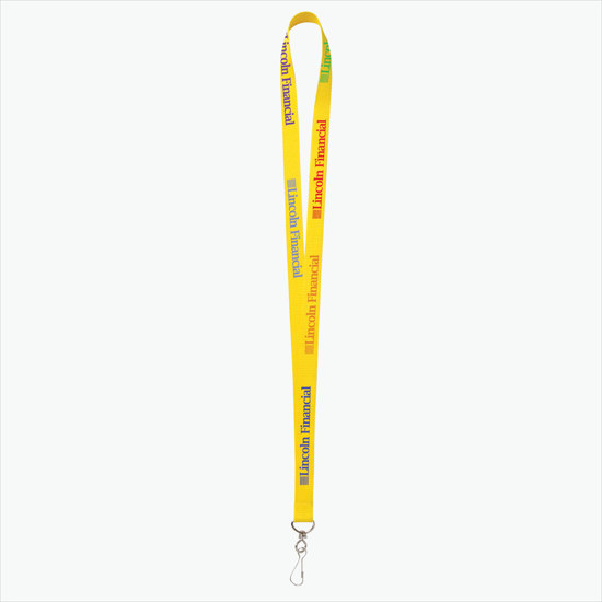 Plan Ahead & Save - 5/8 Economy Poly-Dye Full-Color Printed Lanyard w/J-Hook