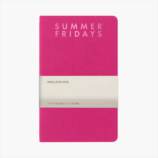 Moleskine® Cahier Large Notebook - Ruled - Foil Stamp