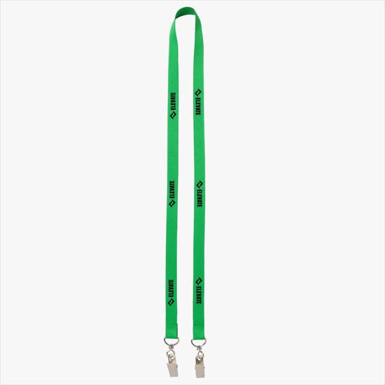 Plan Ahead & Save 5/8 Double-End Polyester Lanyard w/Double Swivel Bulldog Clip