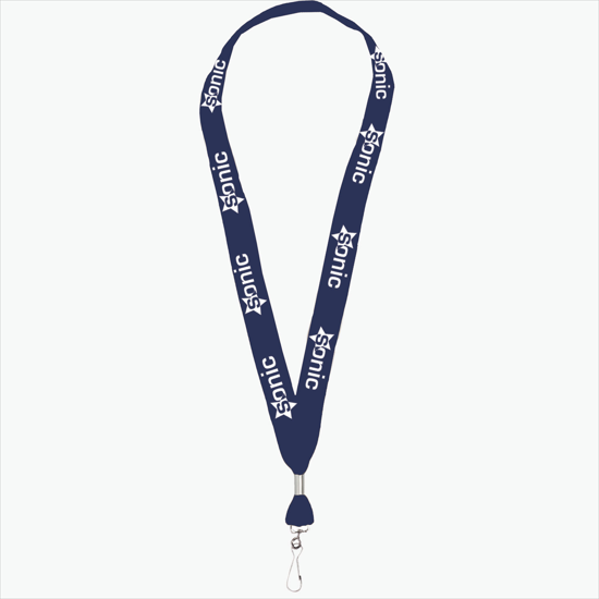 1 One Ply Cotton Lanyard - Swivel J-Hook