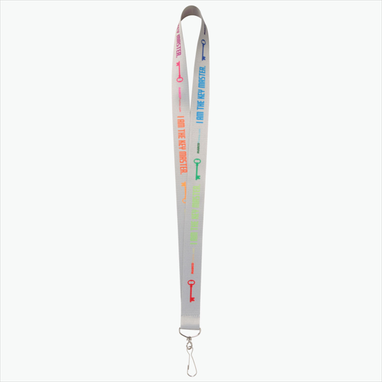Plan Ahead & Save - 1 Economy Poly-Dye Full-Color Printed Lanyard w/J-Hook