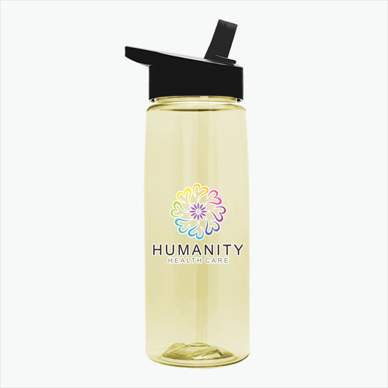 26 oz. Tritan Flair Bottle w/Flip Straw Lid - Full Color