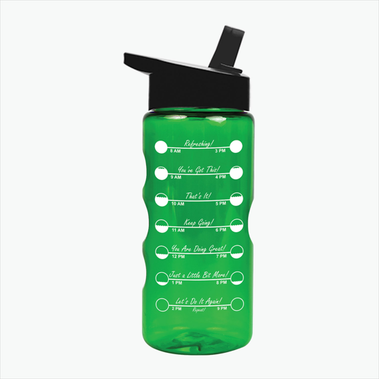 22 oz Tritan Mountain Bottle with Flip Straw Lid
