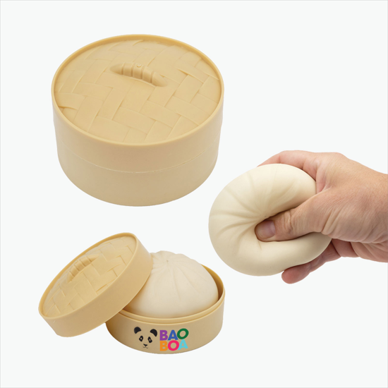 Squishy Dumpling Stress Toy - Full Color