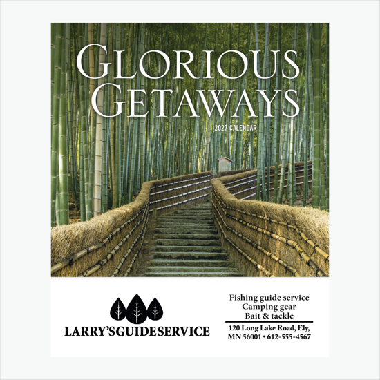 Mini Wall Calendar - Glorious Getaways