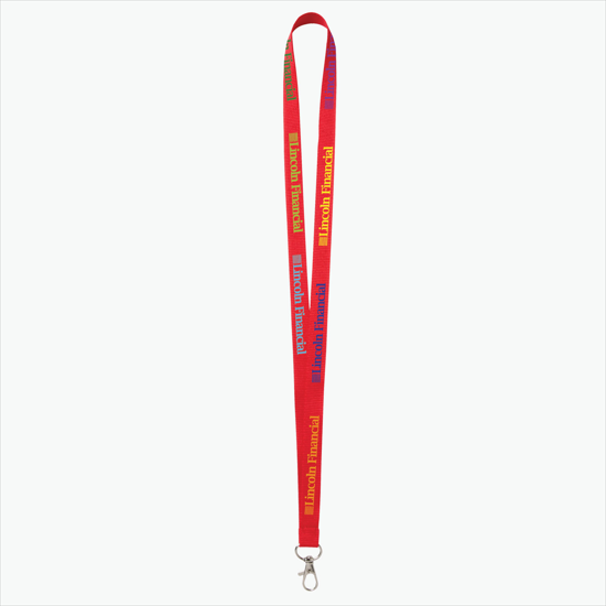Plan Ahead & Save - 5/8 Economy Poly-Dye Full-Color Printed Lanyard w/Lobster Claw