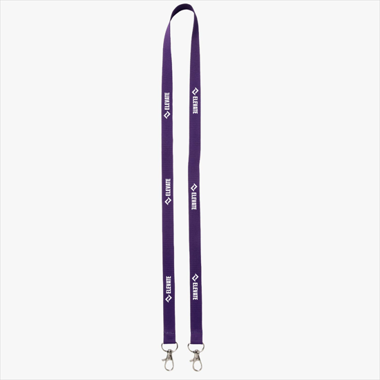 Plan Ahead & Save 5/8 Double-End Polyester Lanyard w/Double Lobster Claw