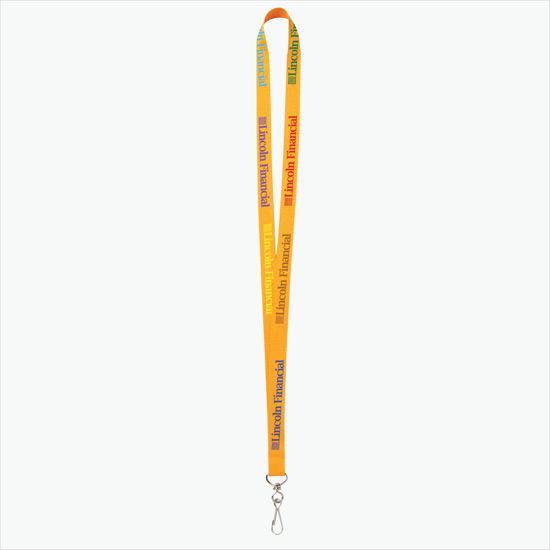 Plan Ahead & Save - 5/8 Economy Poly-Dye Full-Color Printed Lanyard w/J-Hook