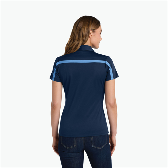 Silk Touch Performance Colorblock Stripe Polo - Women's