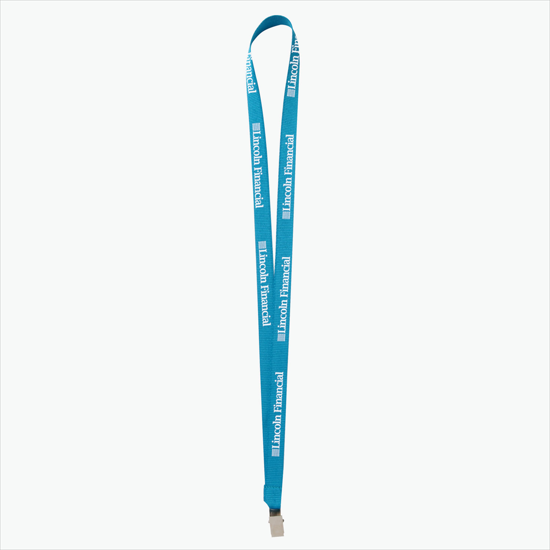 Plan Ahead & Save 5/8 Polyester Lanyard - Non-Swivel Bulldog Clip