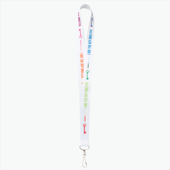 Plan Ahead & Save - 1 Economy Poly-Dye Full-Color Printed Lanyard w/J-Hook