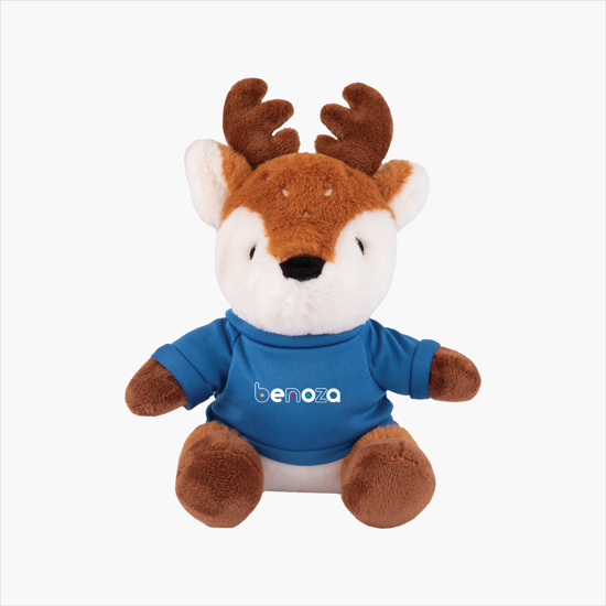 Rayne Deer Plush Toy with T-Shirt - Full Color