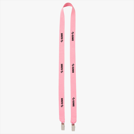 Plan Ahead & Save 3/4 Double-End Polyester Lanyard w/Double Non-Swivel Bulldog Clip