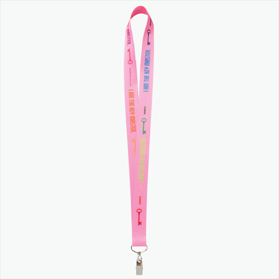 Plan Ahead & Save - 1 Economy Poly-Dye Full-Color Printed Lanyard w/Swivel Bulldog Clip