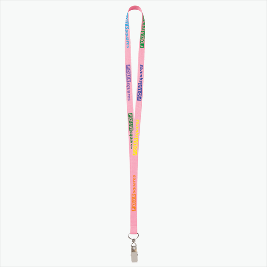 Plan Ahead & Save - 5/8 Economy Poly-Dye Full-Color Printed Lanyard w/Swivel Bulldog Clip