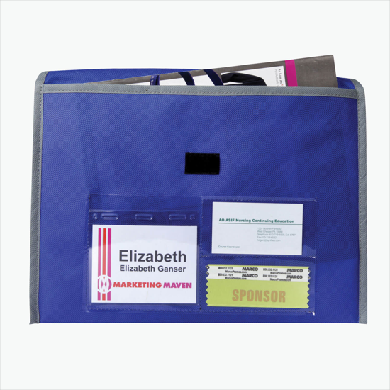 24-HOUR SERVICE TEMPORARILY UNAVAILABLE – MARCO Event Registration Pouch - Printed - 24-Hour Production