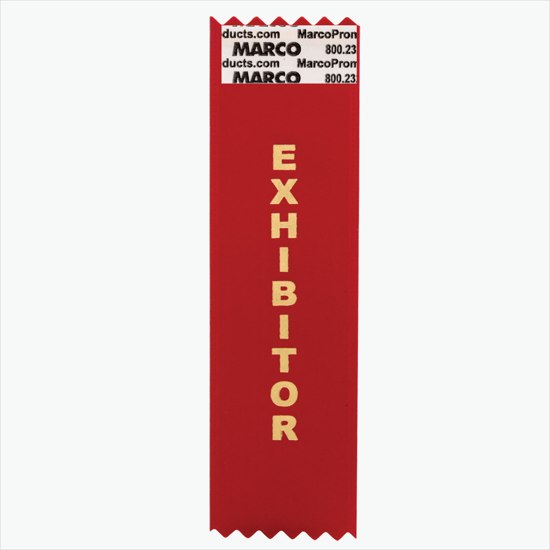 EXHIBITOR Ribbon - Vertical