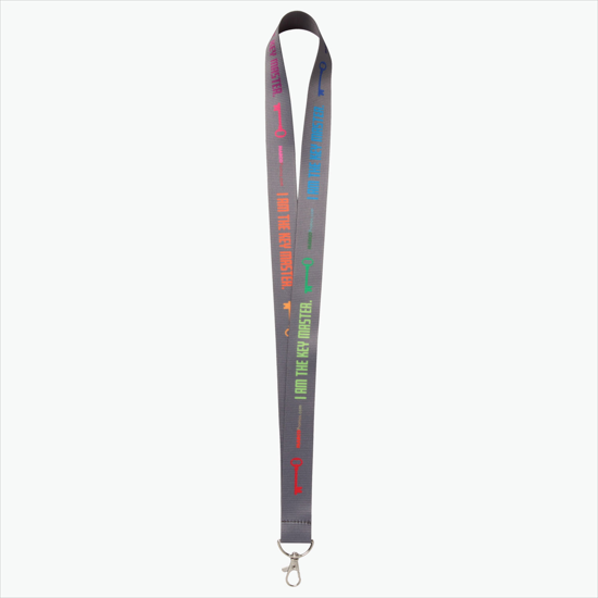 Plan Ahead & Save - 1 Economy Poly-Dye Full-Color Printed Lanyard w/Lobster Claw