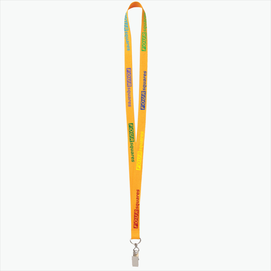 Plan Ahead & Save - 5/8 Economy Poly-Dye Full-Color Printed Lanyard w/Swivel Bulldog Clip