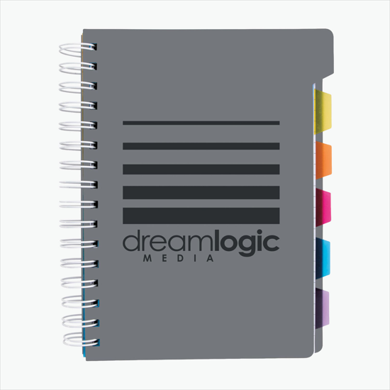 Spiral Notebook with Tabs