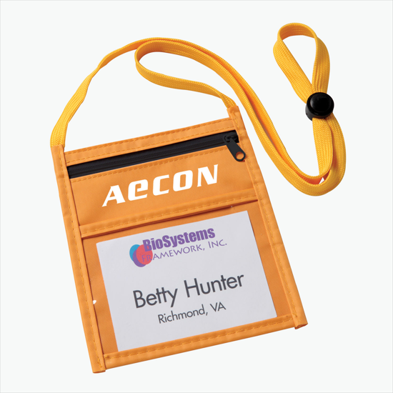 Plan Ahead & Save Event Essential Nylon Neck Wallet