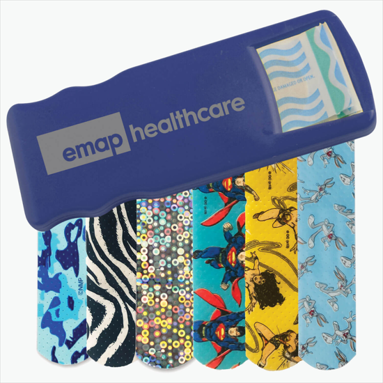 Kidz Bandage Dispenser with Character Bandages