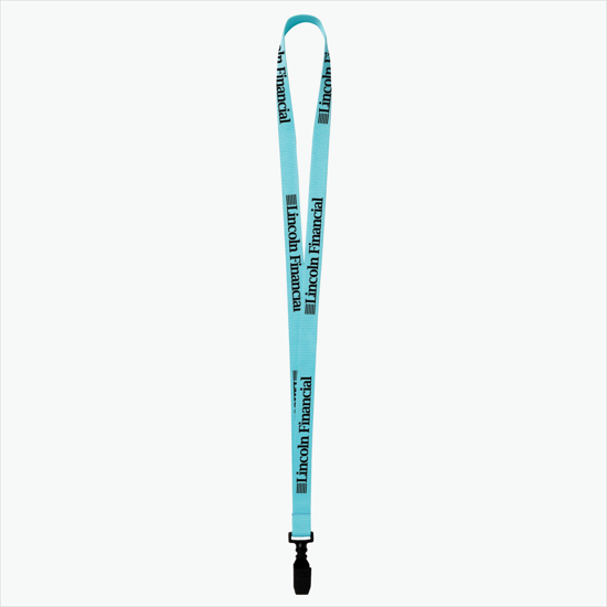 Plan Ahead & Save 5/8 Polyester Lanyard - Plastic Bulldog Clip