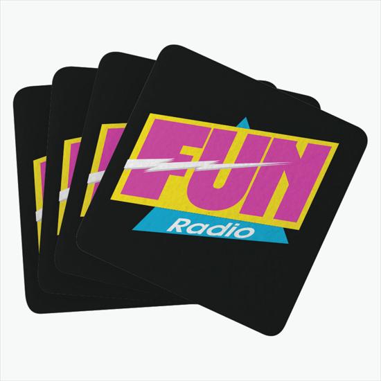 Full Color Recycled Felt Coasters - Set of 4