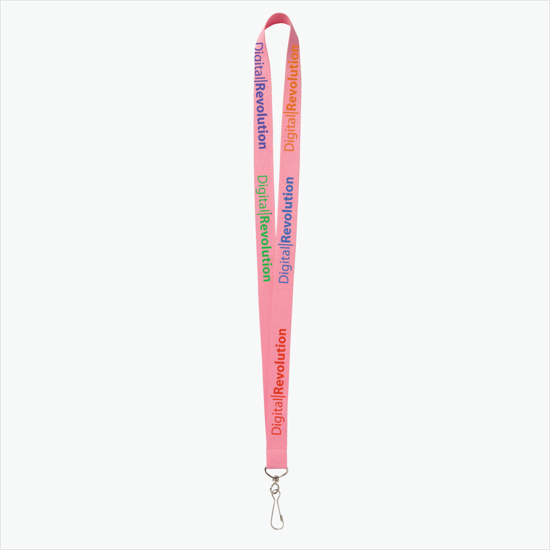 Plan Ahead & Save - 3/4 Economy Poly-Dye Full-Color Printed Lanyard w/J-Hook