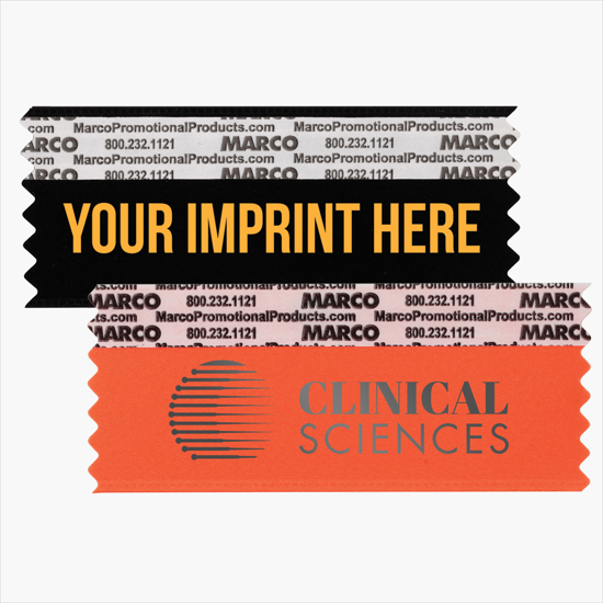4 x 1 5/8 Horizontal Ribbon - Custom Title 