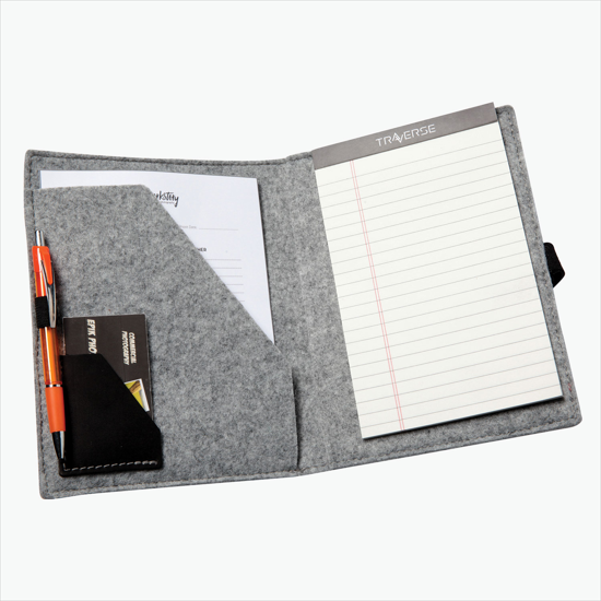 Pinyon Recycled Felt Mini Padfolio