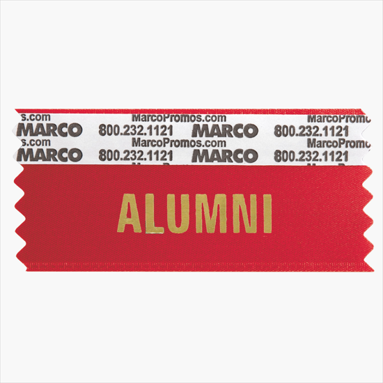 ALUMNI Horizontal Ribbon - 3 1/2 x 1 5/8