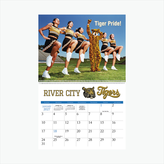 Custom Photos FSC Wall Calendar - Spiral Bound