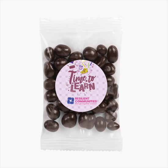 Goody Bag with Dark Chocolate Espresso Beans 1 oz. - Back to School