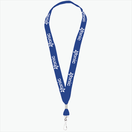 1 One Ply Cotton Lanyard - Swivel J-Hook