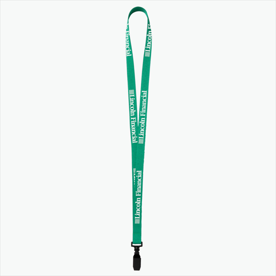 Plan Ahead & Save 5/8 Polyester Lanyard - Plastic Bulldog Clip