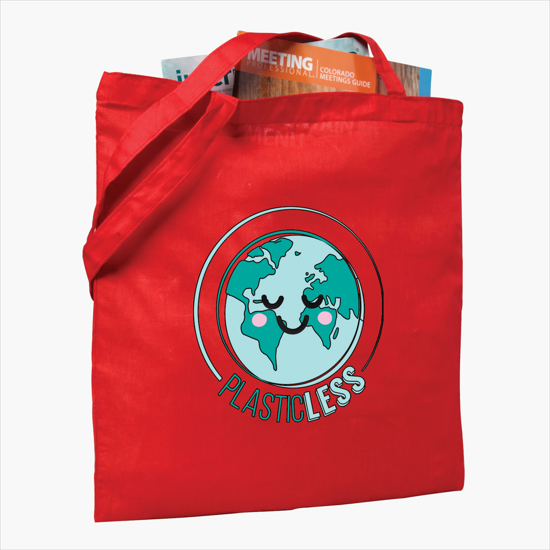Basic Cotton Convention Tote - 15 x 15 - Full Color