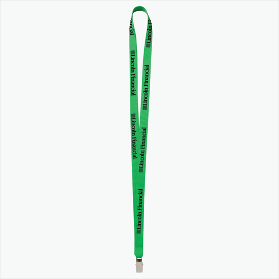 Plan Ahead & Save 5/8 Polyester Lanyard - Non-Swivel Bulldog Clip