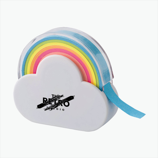 Rainbow Memo Tape Dispenser