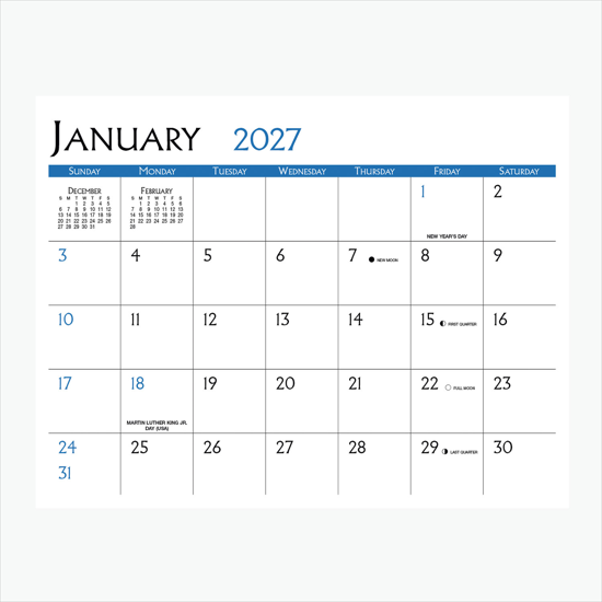 Custom Photos FSC Wall Calendar - Stapled