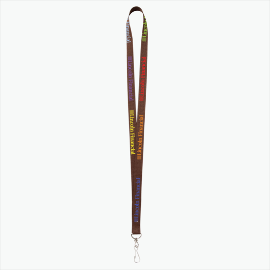 Plan Ahead & Save - 5/8 Economy Poly-Dye Full-Color Printed Lanyard w/J-Hook