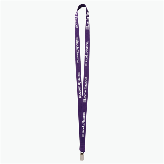 Plan Ahead & Save 5/8 Polyester Lanyard - Non-Swivel Bulldog Clip