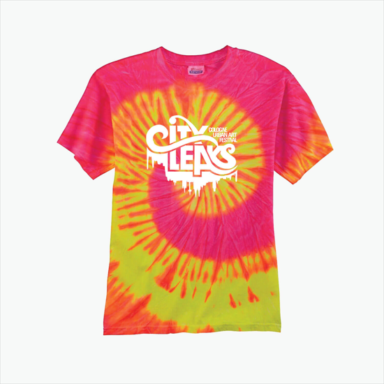Tie Dyed Cotton Tee Adult - Swirl