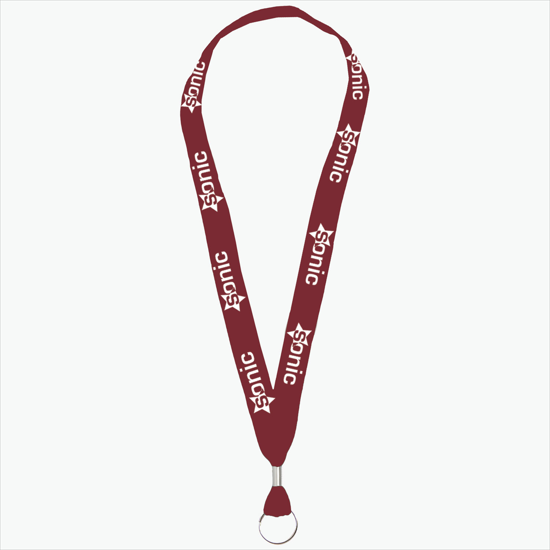 1 One Ply Cotton Lanyard - Split Ring